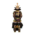 Imagawa Yoshimoto samurai armor full set, front view, white background
