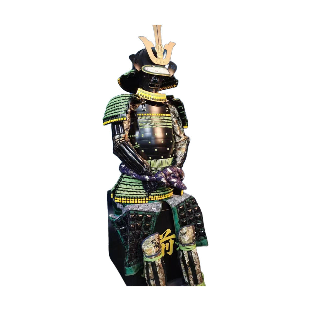 Imagawa Yoshimoto samurai armor, three-quarter view
