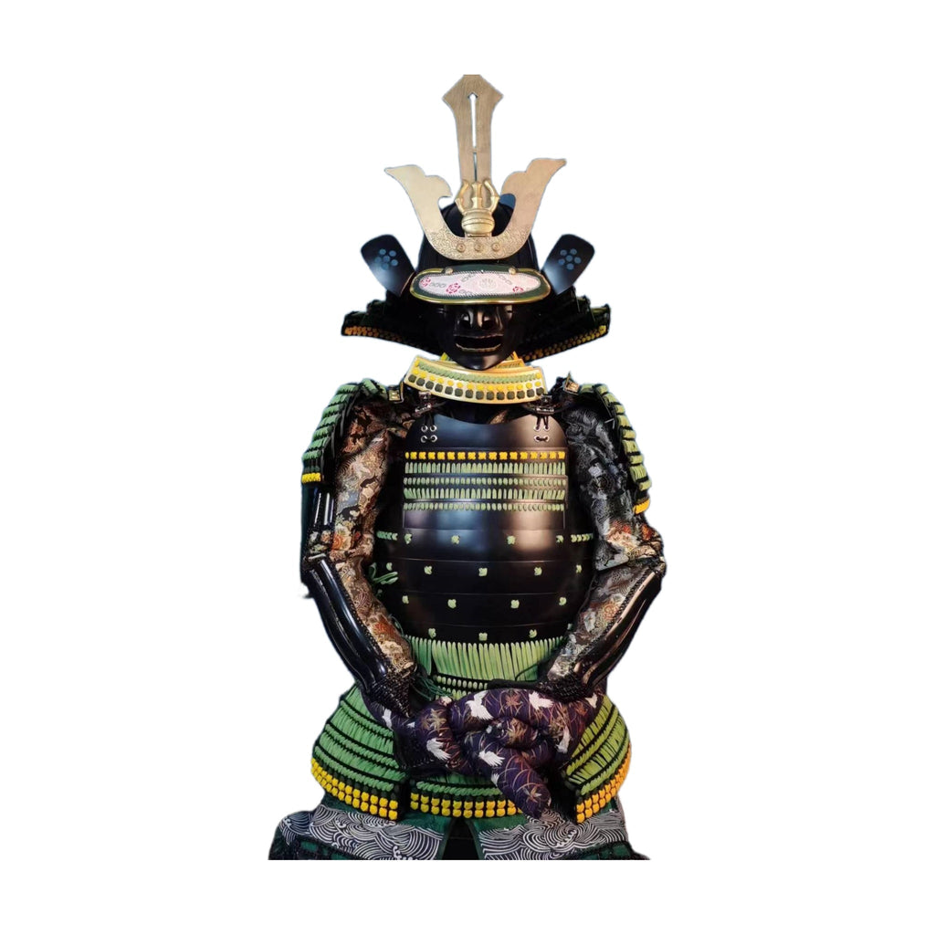 Imagawa Yoshimoto samurai armor, cuirass and lacing detail