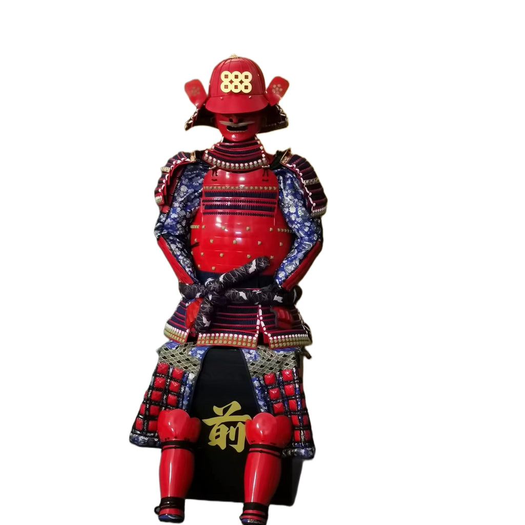Sanada Daisuke samurai armor, white background, view 5