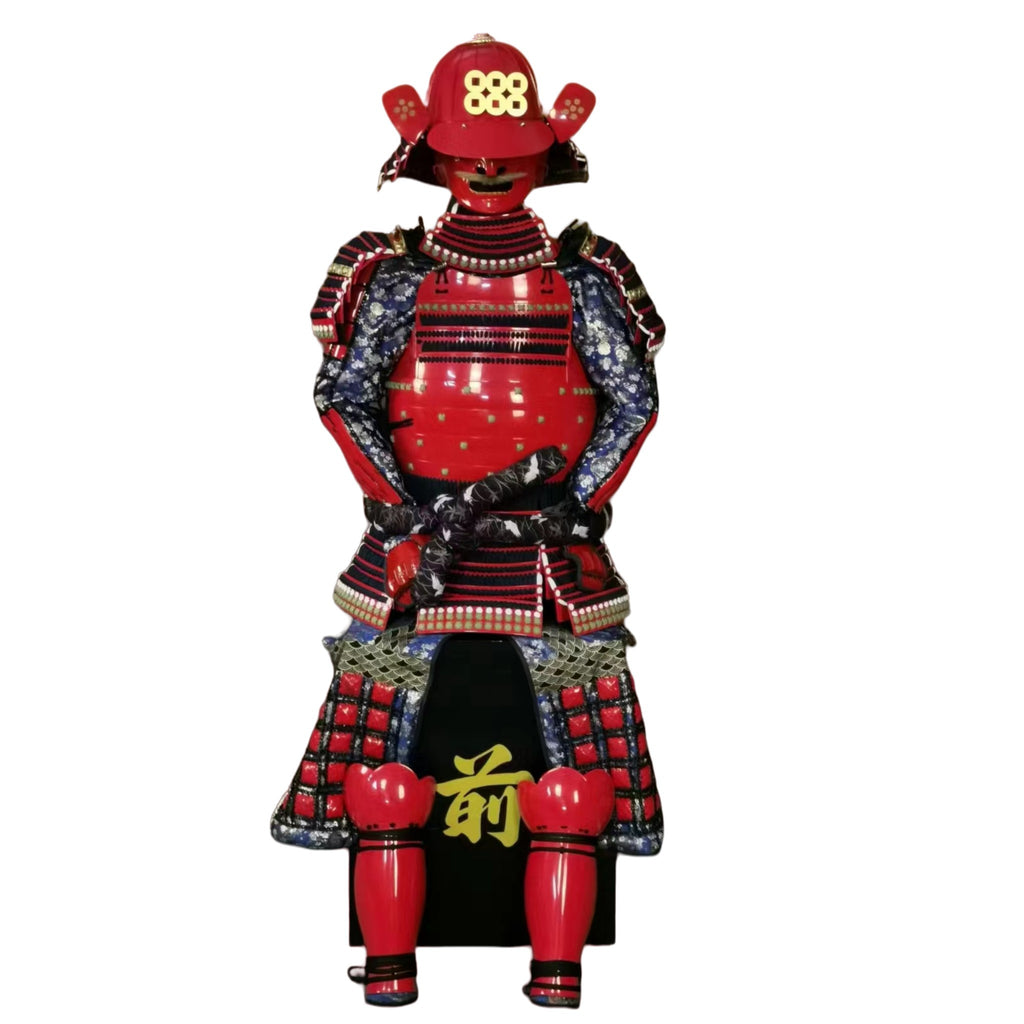 Sanada Daisuke samurai armor, white background, view 6