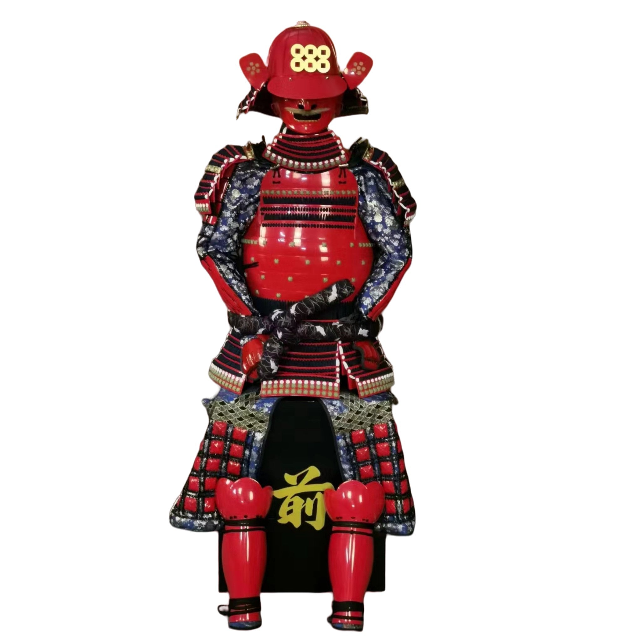 Sanada Daisuke samurai armor, white background, view 6