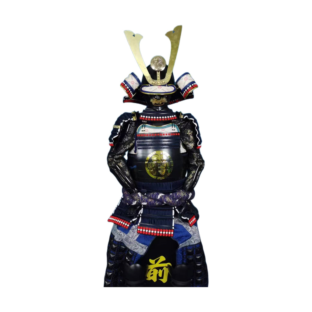 O-yoroi great armor, front detail, gilt fittings and scale construction